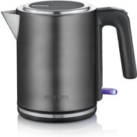 Severin WK 9342 vedenkeitin 1 L 2400 W Musta, Harjattu teräs -