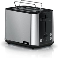 Braun HT101BI-HT1510BK 8 2 slice(s) 900 W Black, Stainless steel -
