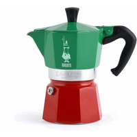 Bialetti Moka Express Tricolore Italia Stovetop Coffee Maker