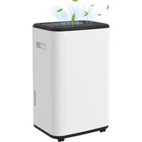 HOMCOM 6000ml Tragbarer Luftentfeuchter mit 24H Timer, 3 Entfeuchtungsmodi, 20L/Tag, für Haushalt, Wäsche, Keller