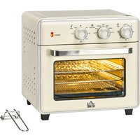 HOMCOM 20L 90-230°C Mini elektrisk ovn - Krem