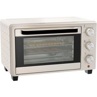 HOMCOM 21L Mini Countertop Oven, 100°C-230°C Adjustable Temp - White