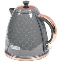 HOMCOM 3kW rasktkokende honeycomb-vannkoker - grå