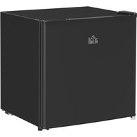 HOMCOM 46 Litre Table Top Mini Fridge, Small Fridge with Ice Box, Reversible Door, Adjustable Temperature and Legs for Bedrooms,