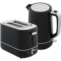 Set Bollitore e Tostapane HOMCOM, 1.7L 3000W Bollitore a Ebollizione Rapida & 2 Set da Cucina con Tostapane a Due Fessure 6 Cont