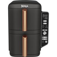 Ninja Double Stack XL 9.5L Airfryer SL400UKCP Sort & kobber