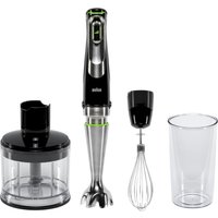 Braun MultiQuick 9 9MQ9135XI Frullatore ad immersione 1200 W con cavo, con misurino, Frullatore a immersione, Multifunzione, Senza BPA Nero,...