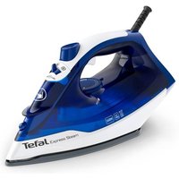 Tefal FV2838 Tørr- og dampstrykejern med Cerilium-såle 2400 Blå, hvit -