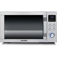 Severin MW 7774 Forno a microonde Acciaio inox (spazzolato), Argento 900 W Funzione grill, Con funzione pizza, Funzione aria calda