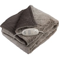 Beurer HD 75 Nordic Elektrische Decke, Kuschelige Wärmedecke im Fell-Look,