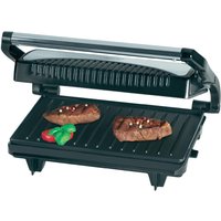 Clatronic MG 3519 Elettrico Griglia a contatto Nero, acciaio inox