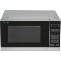 Sharp hvidevarer R-242INW mikrobølgeovn Sølv Solo mikrobølgeovn