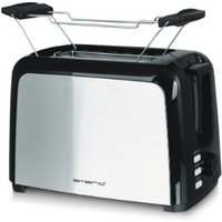 Emerio TO-123924 leivänpaahdin 7 2 viipale(tta) 750 W musta, ruostumaton teräs -