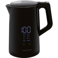 Profi Cook PC-WKS 1243 Bollitore Nero Capacità effettiva: 1.7 l