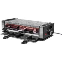 Unold 48760 grill à raclette 8 personne(s)) 1200 Noir, acier inoxydable -