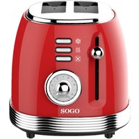 Sogo TOS-SS-5460 toaster 6 2 slice(s) 850 W Red