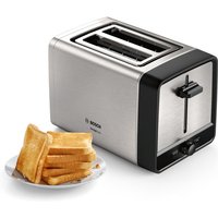 Bosch TAT5P420 toaster 2 slice(s) 970 W Black, Stainless steel