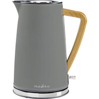 Nedis KAWK510EGY waterkoker 1.7 L 2200 W Grijs
