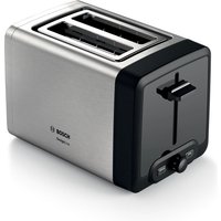 Bosch TAT4P420DE Kompakt Toaster DesignLine Gebürsteter Stahl