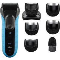 Braun 735483 Foliebarbermaskine Trimmer Sort, Blå