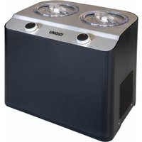 Unold Doppio Compressor ice cream maker 2.4 L 250 W Black, Satin steel