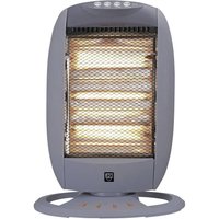 SHX SHX24HS1200 Halogenvärmeelement 30 m² Silver, Svart