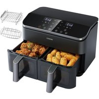 Cosori Doppel-Heißluftfritteuse CAF-R901-AEU Friggitrice ad aria calda 8.5 l 1,75 kW Funzione grill Nero, Argento