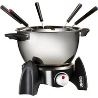 Unold 48615 Fonduta 500 W Con regolazione manuale della temperatura Nero, Argento