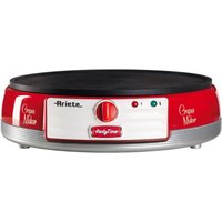 Ariete Maker Electric Plate for Crepes, 1000 W, Non-Stick, Red