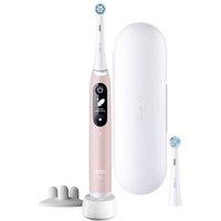 Oral-B iO 6S Brosse à dents vibrante pour adulte Rose, Blanc