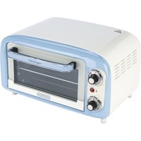 Ariete 3919 Sähköuuni Vintage, 800W, 10L kapasiteetti, kaksoislasi, retro, sininen
