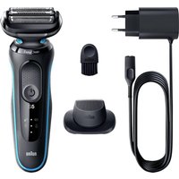 Braun Series 5 51-M1200s rakapparat för män Folierakapparat Trimmer Svart, Blå