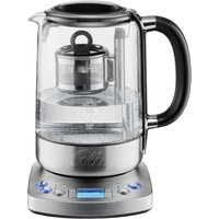 Solis 962.01 electric kettle 1.7 L 2200 W Black, Stainless steel, Transparent