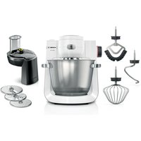 Bosch Serie 6 MUMS6EW13D food processor 1600 W 5.5 L Black, Stainless steel, White