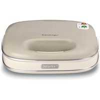 Ariete Vintage Line 00C196303AR0 appareil à sandwich 750 W Beige