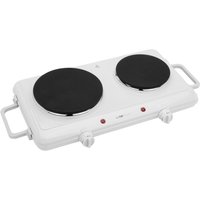 Clatronic DKP 3583 271699 Dubbele kookplaat Met handmatige temperatuursinstelling