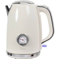 BiKitchen nostalgia 170 Bollitore con display , Start-stop automatico Bianco crema (lucido) Capacità effettiva: 1.7 l