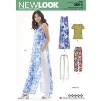 Patron New Look 6566 - Ensemble dame