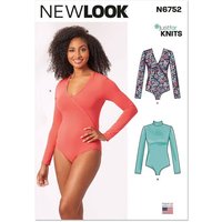 Patron New Look 6752 - Body à manches longues