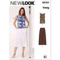 Patron New Look 6757 - Haut et jupe