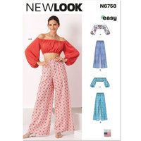 Patron New Look 6758 - Haut et pantalon