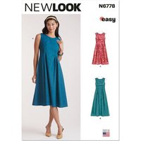 Patron New Look 6778 - Robe en deux longueurs