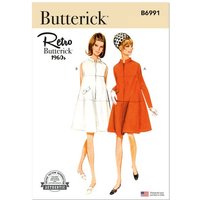 Patron Butterick 6991/K5 - Robe une pièce Vintage Butterick des années 1960
