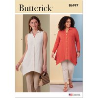 Patron Butterick 6997/AA - Hauts moulants en maille
