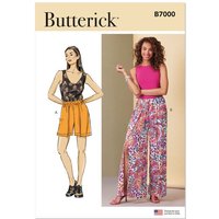 Patron Butterick 7000/Y5 - Short ou pantalon