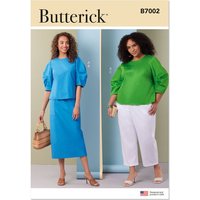 Patron Butterick 7002/BB - Haut, jupe et pantalon