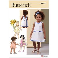 Patron Butterick 7003/A - Robes et culottes pour tout-petits