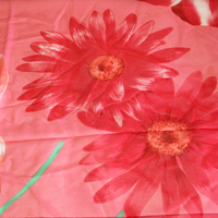 Paréo - Iris & marguerite rose