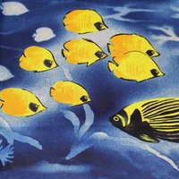 Paréo - Aquarium bleu