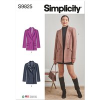 Patron Simplicity 9825.Y5 (46-54) - Veste pour femmes